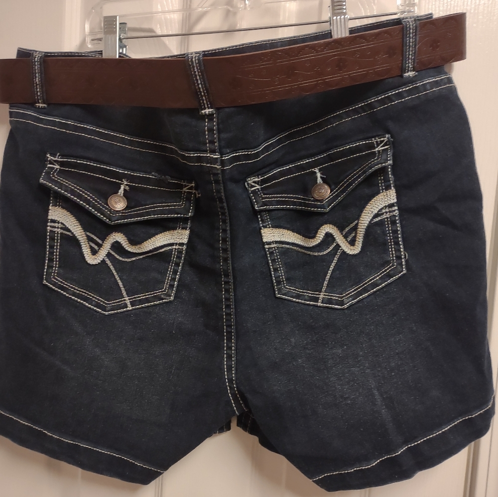 NWT Belted Demin Shorts Size 20W - Picture 3 of 7